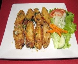 260 - Ailes de poulet set et poivre (pimenté)