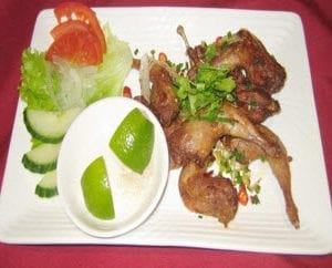 261 - Cuisses de caille au sel et poivre (pimenté)