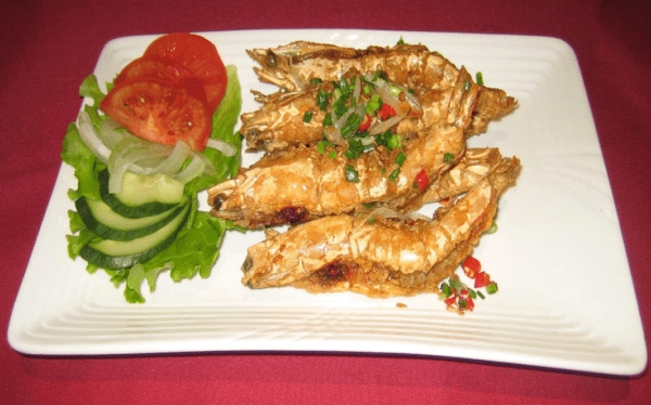 271 - Crevettes au sel et poivre pimentées