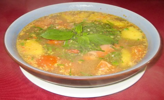 360 - soupe au tamarin 360P - Soupe de tamarin pimentée au poisson