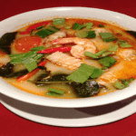 370 - Soupe Tom Yam aux fruits de mer pimentée