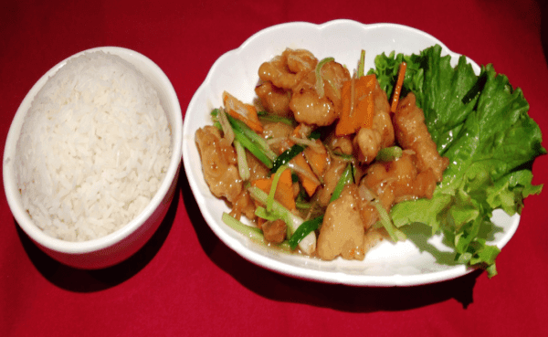 417. Poisson au gingembre et ciboulette