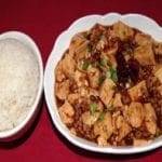 450 - Mapo tofu (porc haché au tofu à la sauce piquante)
