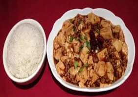 450 450 - Mapo tofu (porc haché au tofu à la sauce piquante)