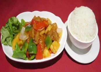 498 498 - Poisson à la sauce aigre douce