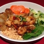 537 - Vermicelles aux crevettes et nems